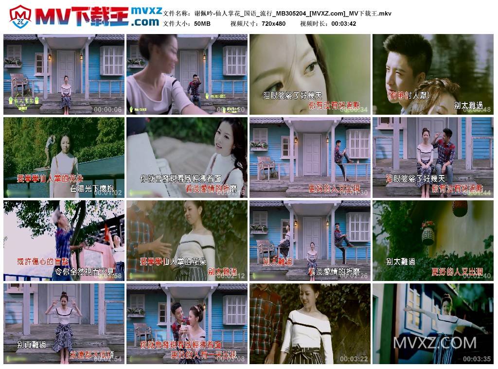 谢佩吟-仙人掌花_国语_流行_MB305204